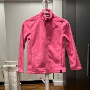 Pink northface jacket for kids